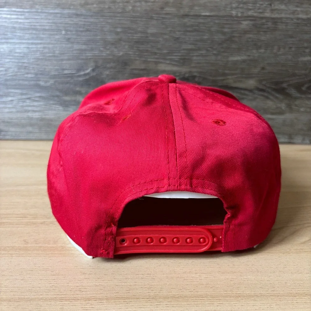 Vintage St Louis Cardinals Hat Cap Snap Back Red MLB Baseball Autographed